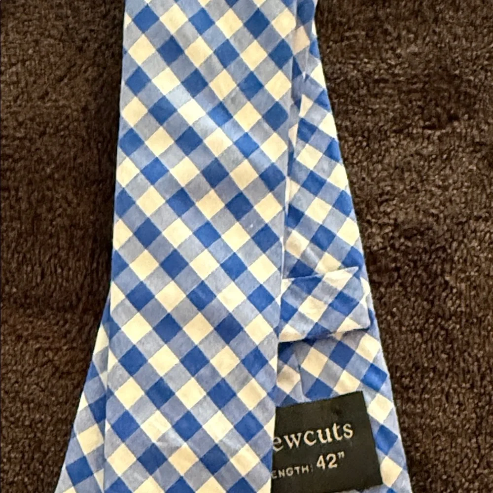 J. Crew Kids Plaid Tie Duo in Pink and Blue